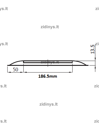 Dekoratyvinis žiedas DARCO Ø180 mm 1