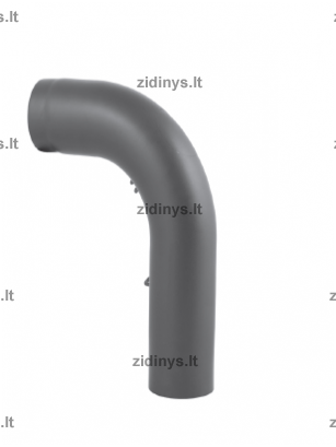 Krosnelės kaminas DARCO Ø130 mm su sklende ir pravala Krosnelės kaminas DARCO Ø130 mm su sklende ir pravala