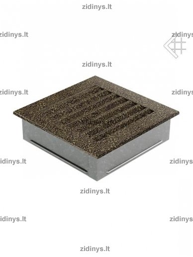 Židinio grotelės 17 x 17 Fresh juodai auksinės 1 Židinio grotelės 17 x 17 Fresh juodai auksinės 1