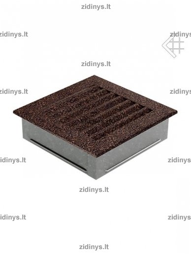 Židinio grotelės 17 x 17 Fresh juodai varinės 1 Židinio grotelės 17 x 17 Fresh juodai varinės 1