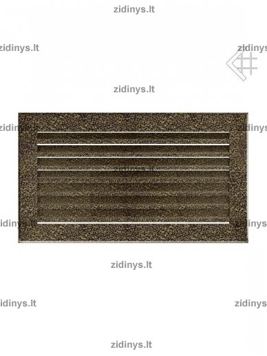 Židinio grotelės 17 x 30 Fresh juodai auksinės Židinio grotelės 17 x 30 Fresh juodai auksinės