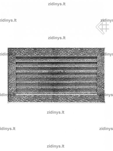 Židinio grotelės 17 x 30 Fresh juodai sidabrinės Židinio grotelės 17 x 30 Fresh juodai sidabrinės