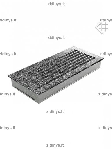 Židinio grotelės 17 x 37 Fresh juodai sidabrinės 1 Židinio grotelės 17 x 37 Fresh juodai sidabrinės 1