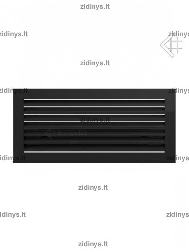 Židinio grotelės 17 x 37 Fresh juodos Židinio grotelės 17 x 37 Fresh juodos