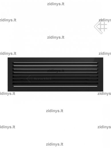 Židinio grotelės 17 x 49 Fresh juodos Židinio grotelės 17 x 49 Fresh juodos