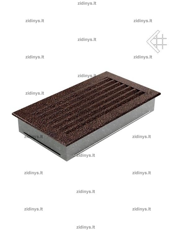 Židinio grotelės 17 x 30 Fresh juodai varinės 1 Židinio grotelės 17 x 30 Fresh juodai varinės 1
