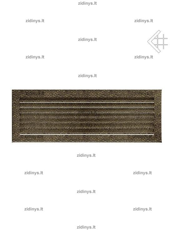 Židinio grotelės 17 x 49 Fresh juodai auksinės Židinio grotelės 17 x 49 Fresh juodai auksinės