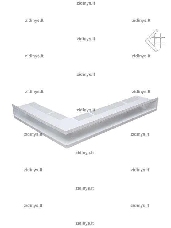Židinio grotelės LUFT/NP/90/B Židinio grotelės LUFT/NP/90/B