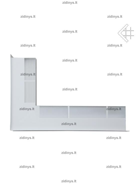 Židinio grotelės LUFT/NP/90/B 1 Židinio grotelės LUFT/NP/90/B 1