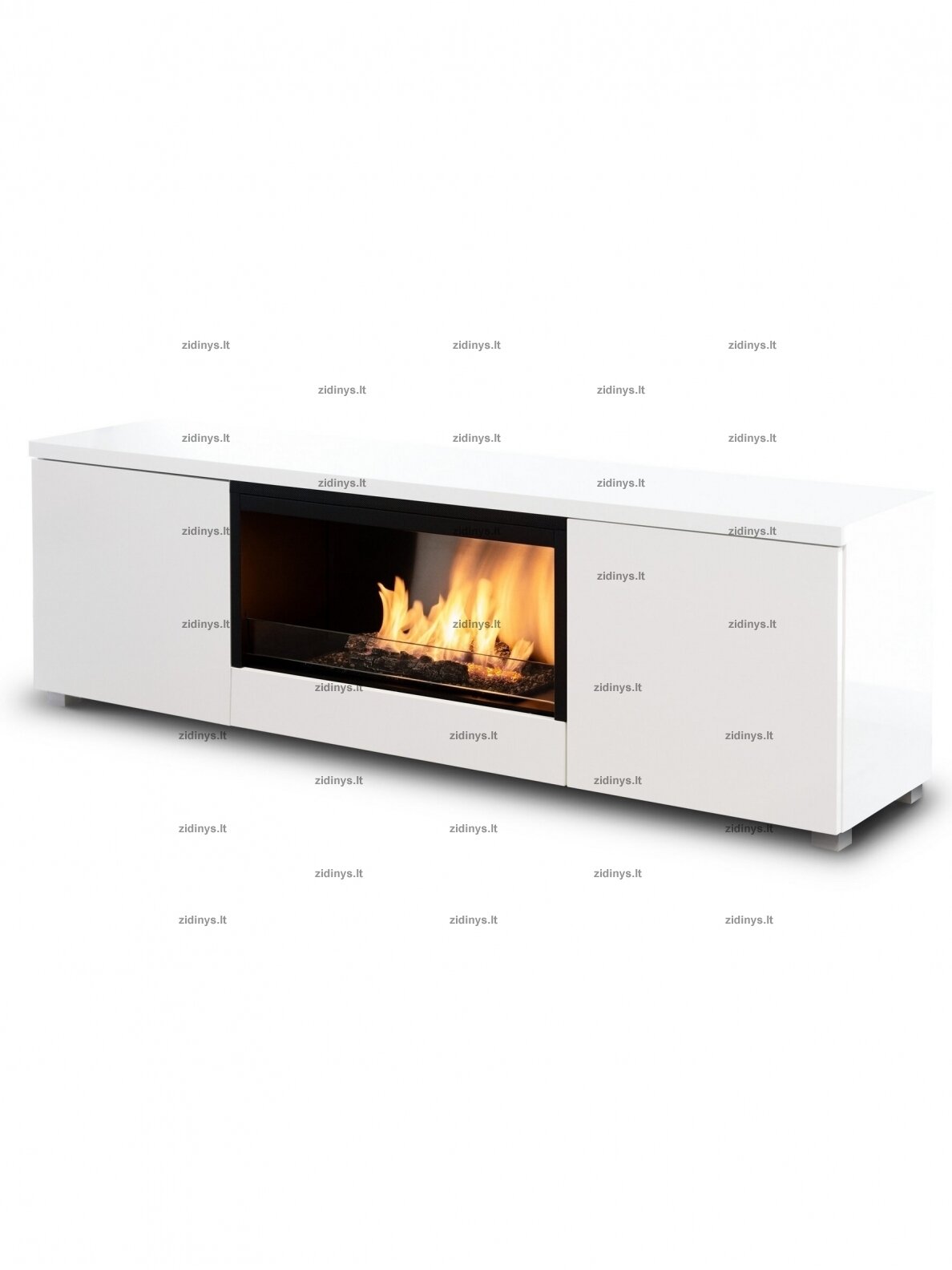 Biožidinys PLANIKA Pure Flame TV Box baltas Biožidinys PLANIKA Pure Flame TV Box baltas