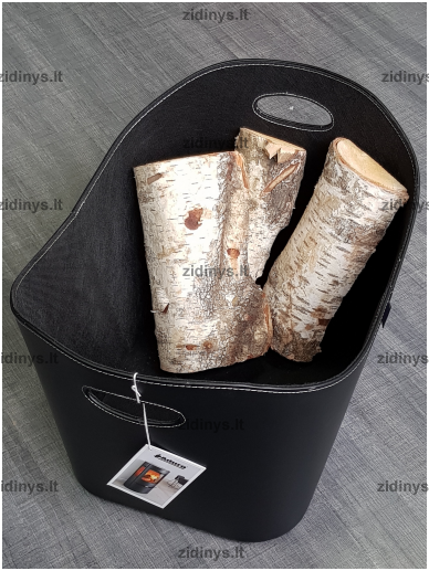 Dirbtinės odos malkų krepšys ADURO Firewood Basket 1
