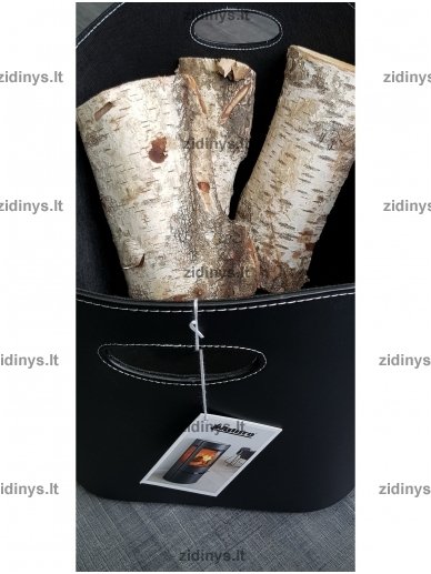 Dirbtinės odos malkų krepšys ADURO Firewood Basket 2