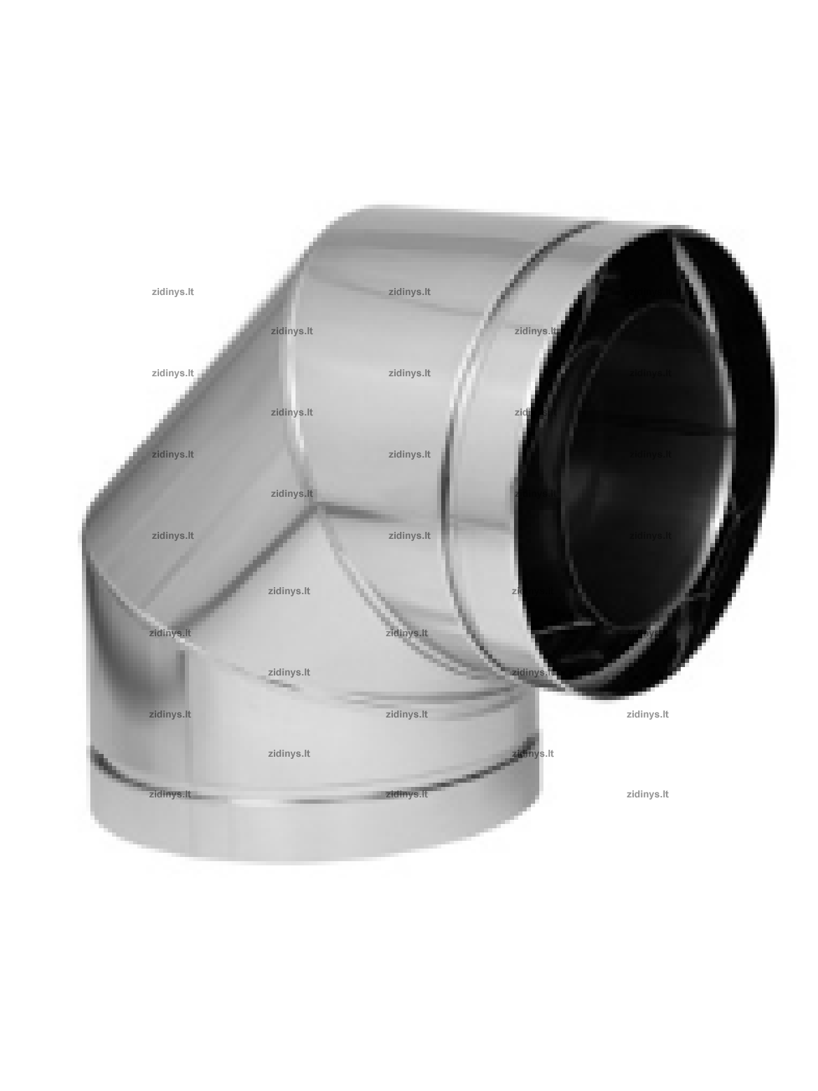 Dūmtraukio Alkune DARCO GAS Ø100/150 /90˚ Dūmtraukio Alkune DARCO GAS Ø100/150 /90˚