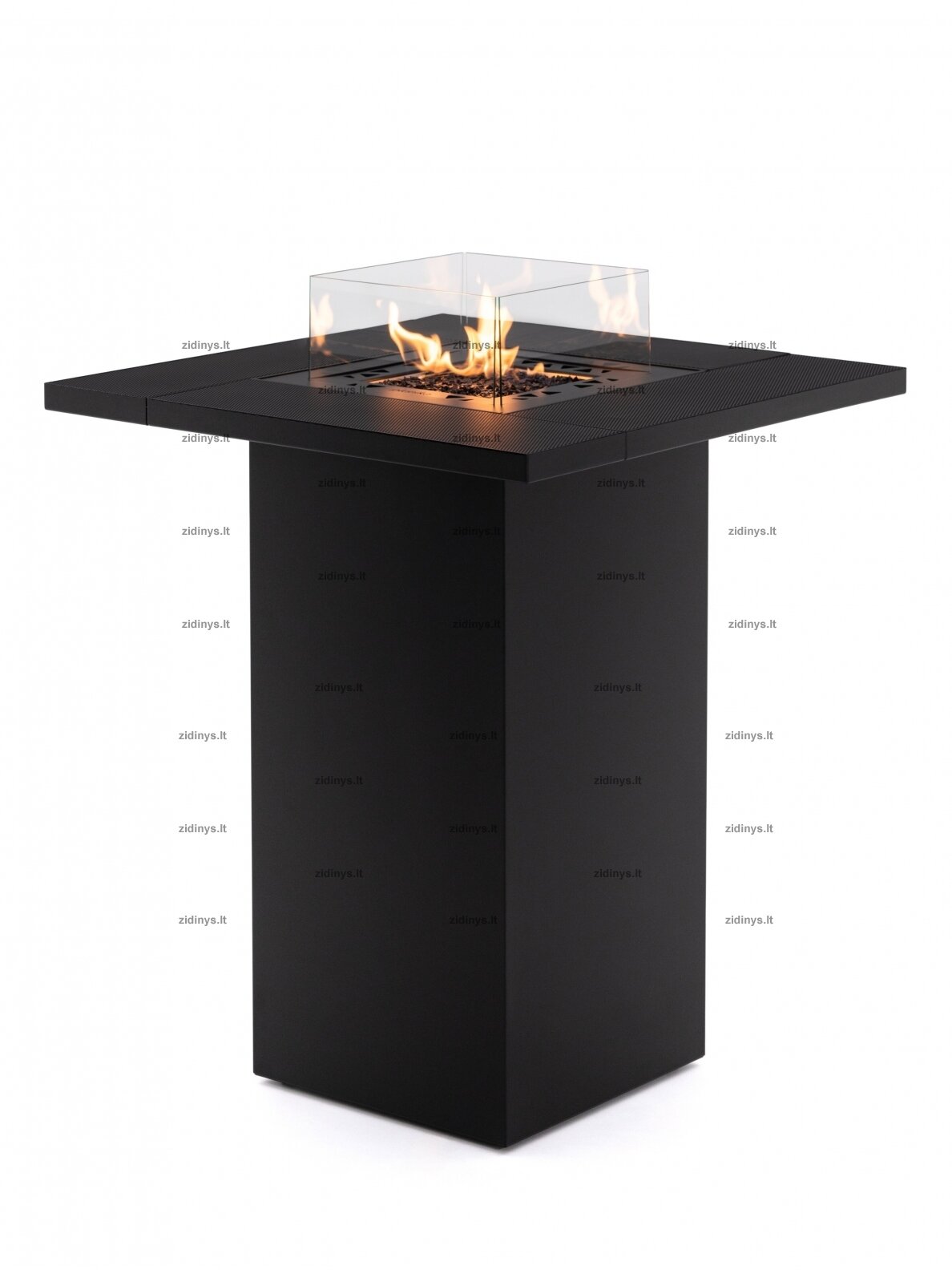 Dujinis lauko židinys Planika Square Table High Dujinis lauko židinys Planika Square Table High
