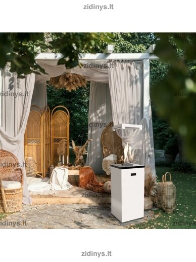 Dujinis lauko židinys KRATKI PATIO LIGHT baltas 6