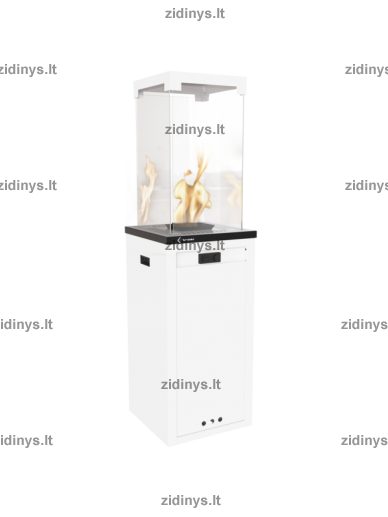 Dujinis lauko židinys KRATKI PATIO LIGHT baltas
