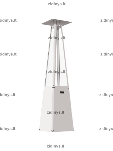 Dujinis lauko židinys KRATKI Umbrella baltas 3