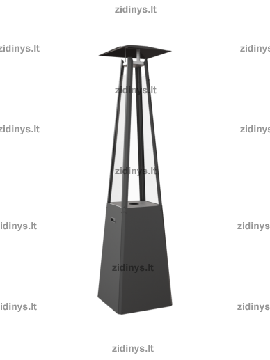 Dujinis lauko židinys KRATKI Umbrella juodas 1 Dujinis lauko židinys KRATKI Umbrella juodas 1