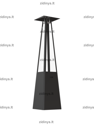 Dujinis lauko židinys KRATKI Umbrella juodas 3 Dujinis lauko židinys KRATKI Umbrella juodas 3