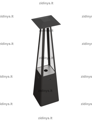 Dujinis lauko židinys KRATKI Umbrella juodas 4 Dujinis lauko židinys KRATKI Umbrella juodas 4