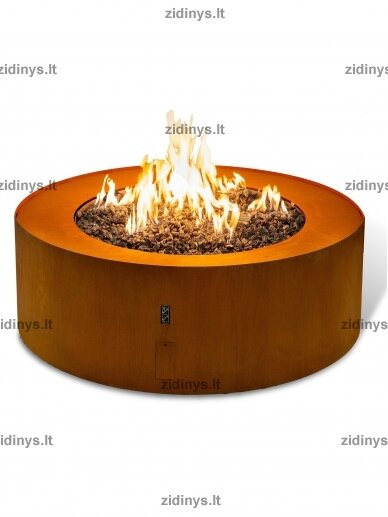 Dujinis lauko židinys Planika Galio Star Corten Automatic
