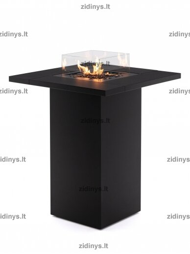 Dujinis lauko židinys Planika Square Table High Dujinis lauko židinys Planika Square Table High