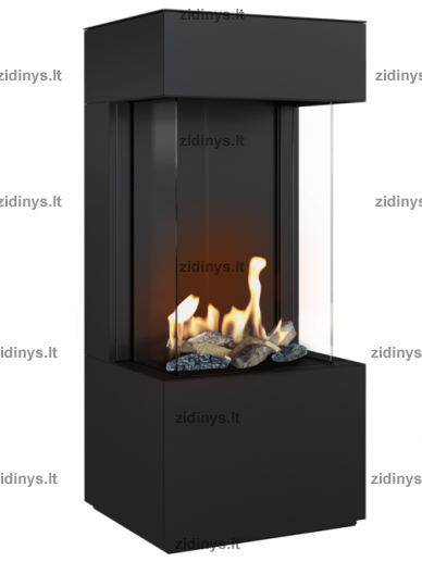Dujinis židinys KRATKI Leo 45/68 L/P HOME EASY BOX juodas Dujinis židinys KRATKI Leo 45/68 L/P HOME EASY BOX juodas