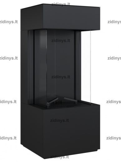 Dujinis židinys KRATKI Leo 45/68 L/P HOME EASY BOX juodas 1 Dujinis židinys KRATKI Leo 45/68 L/P HOME EASY BOX juodas 1