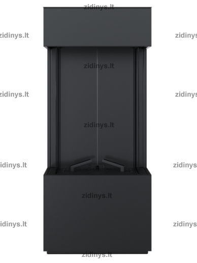 Dujinis židinys KRATKI Leo 45/68 L/P HOME EASY BOX juodas 2 Dujinis židinys KRATKI Leo 45/68 L/P HOME EASY BOX juodas 2