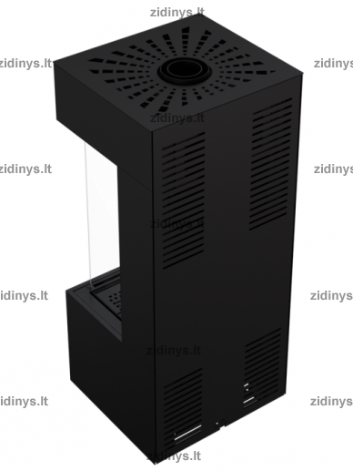 Dujinis židinys KRATKI Leo 45/68 L/P HOME EASY BOX juodas 4 Dujinis židinys KRATKI Leo 45/68 L/P HOME EASY BOX juodas 4