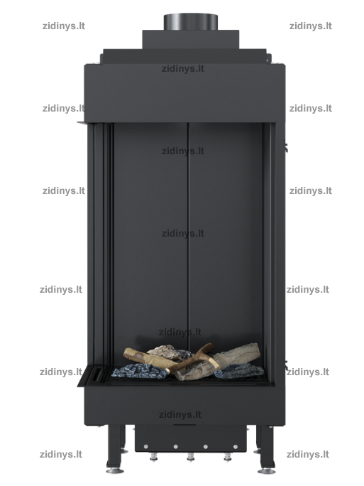 Dujinis židinys KRATKI Leo 45/68 L 2
