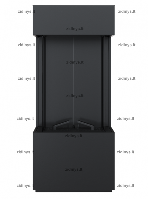 Dujinis židinys KRATKI Leo 45/68 L/P HOME EASY BOX juodas 2 Dujinis židinys KRATKI Leo 45/68 L/P HOME EASY BOX juodas 2