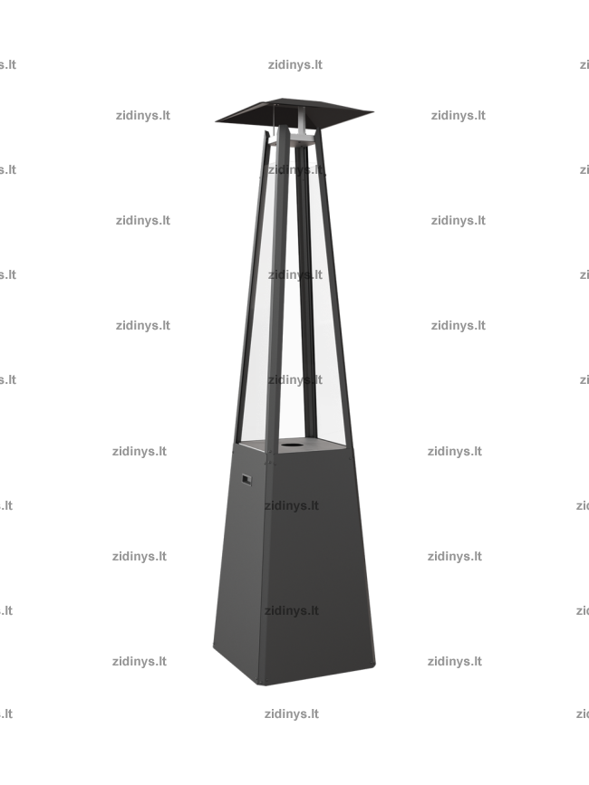 Dujinis lauko židinys KRATKI Umbrella juodas 1 Dujinis lauko židinys KRATKI Umbrella juodas 1