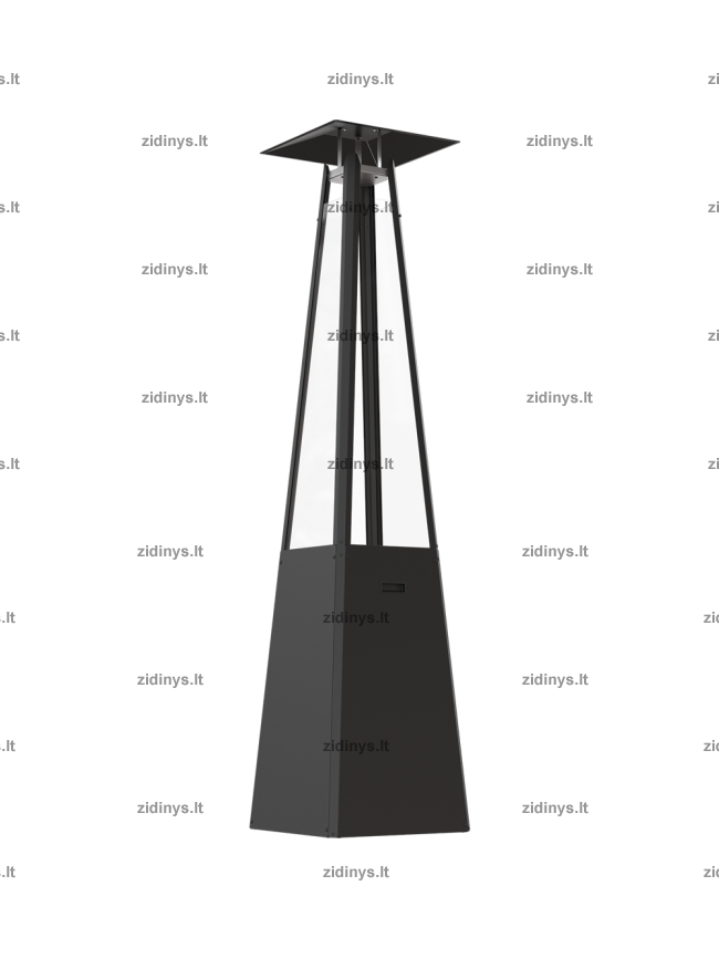 Dujinis lauko židinys KRATKI Umbrella juodas 3 Dujinis lauko židinys KRATKI Umbrella juodas 3