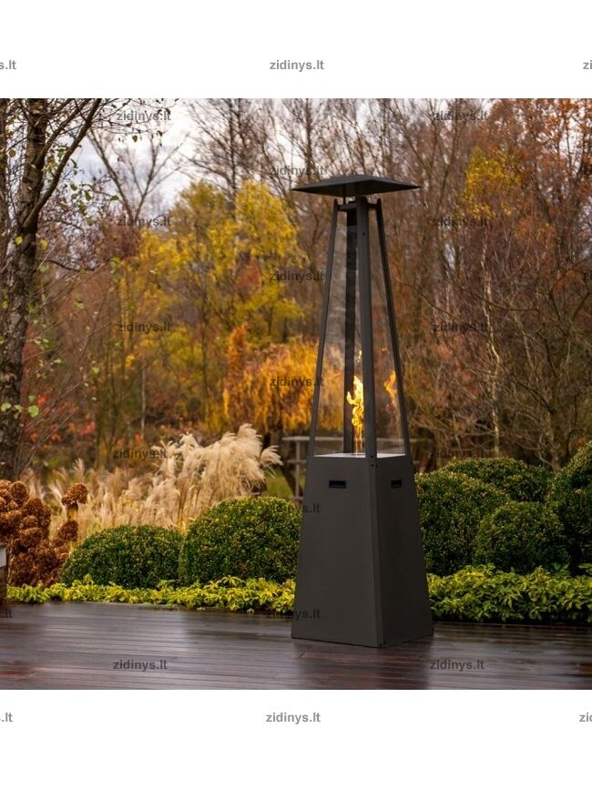 Dujinis lauko židinys KRATKI Umbrella juodas 5 Dujinis lauko židinys KRATKI Umbrella juodas 5