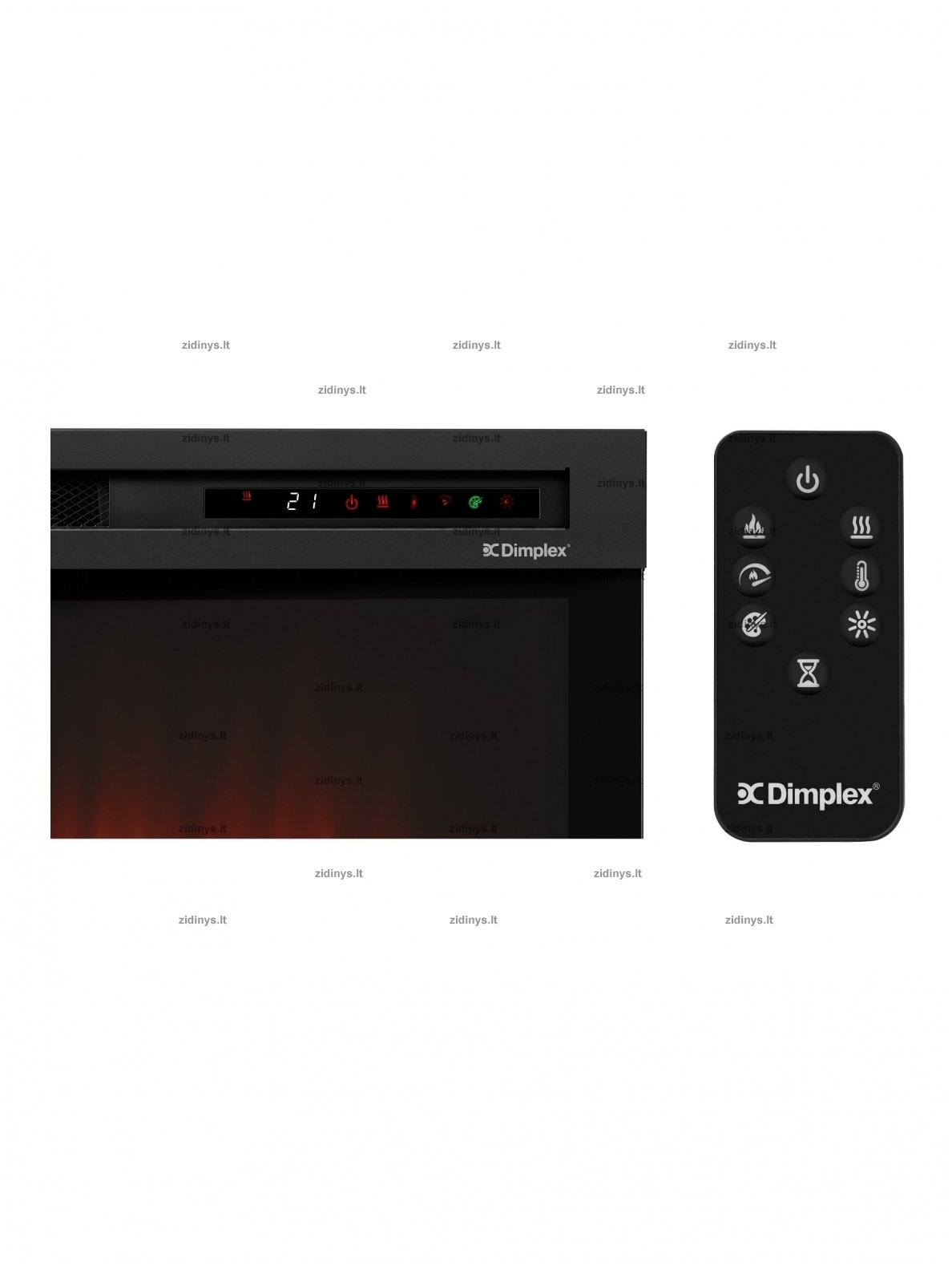 Elektrinio židinio kasetė DIMPLEX Firebox 28" XHD LED 3
