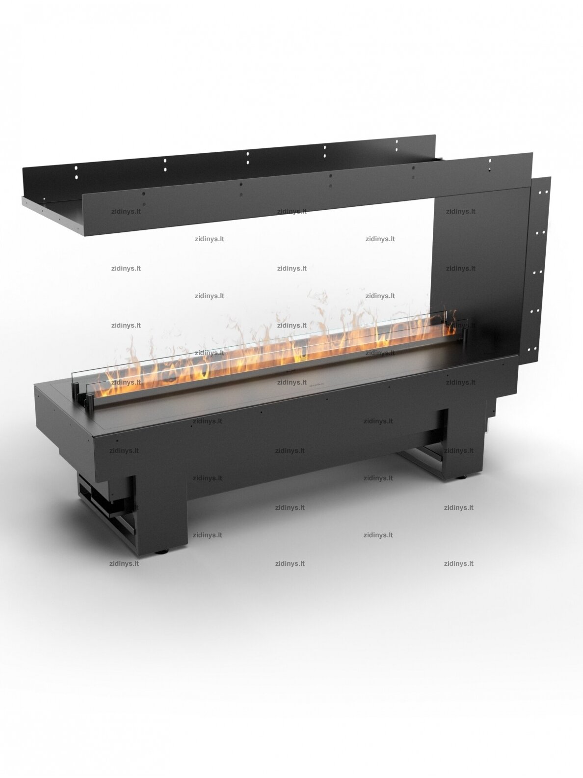 Elektrinio židinio kasetė Planika Cool Flame 1000 Pro See-through Fireplace 1 Elektrinio židinio kasetė Planika Cool Flame 1000 Pro See-through Fireplace 1