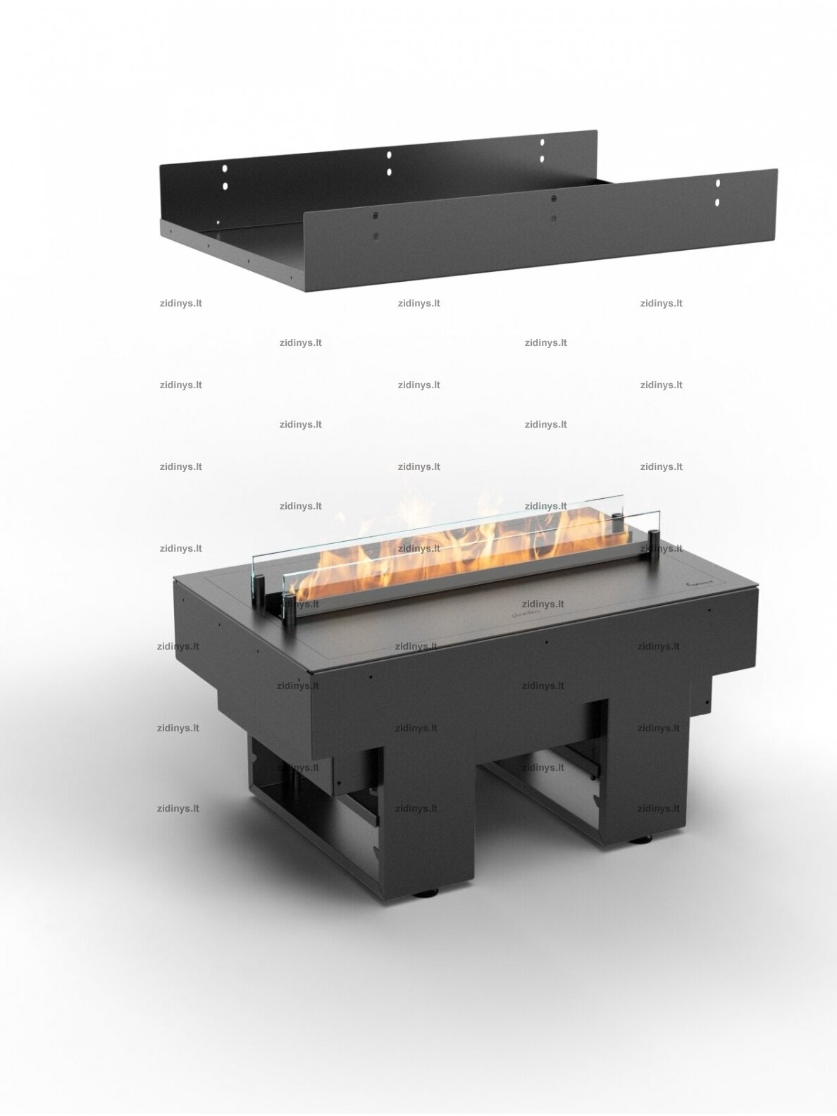 Elektrinio židinio kasetė Planika Cool Flame 500 See-through Fireplace 2 Elektrinio židinio kasetė Planika Cool Flame 500 See-through Fireplace 2