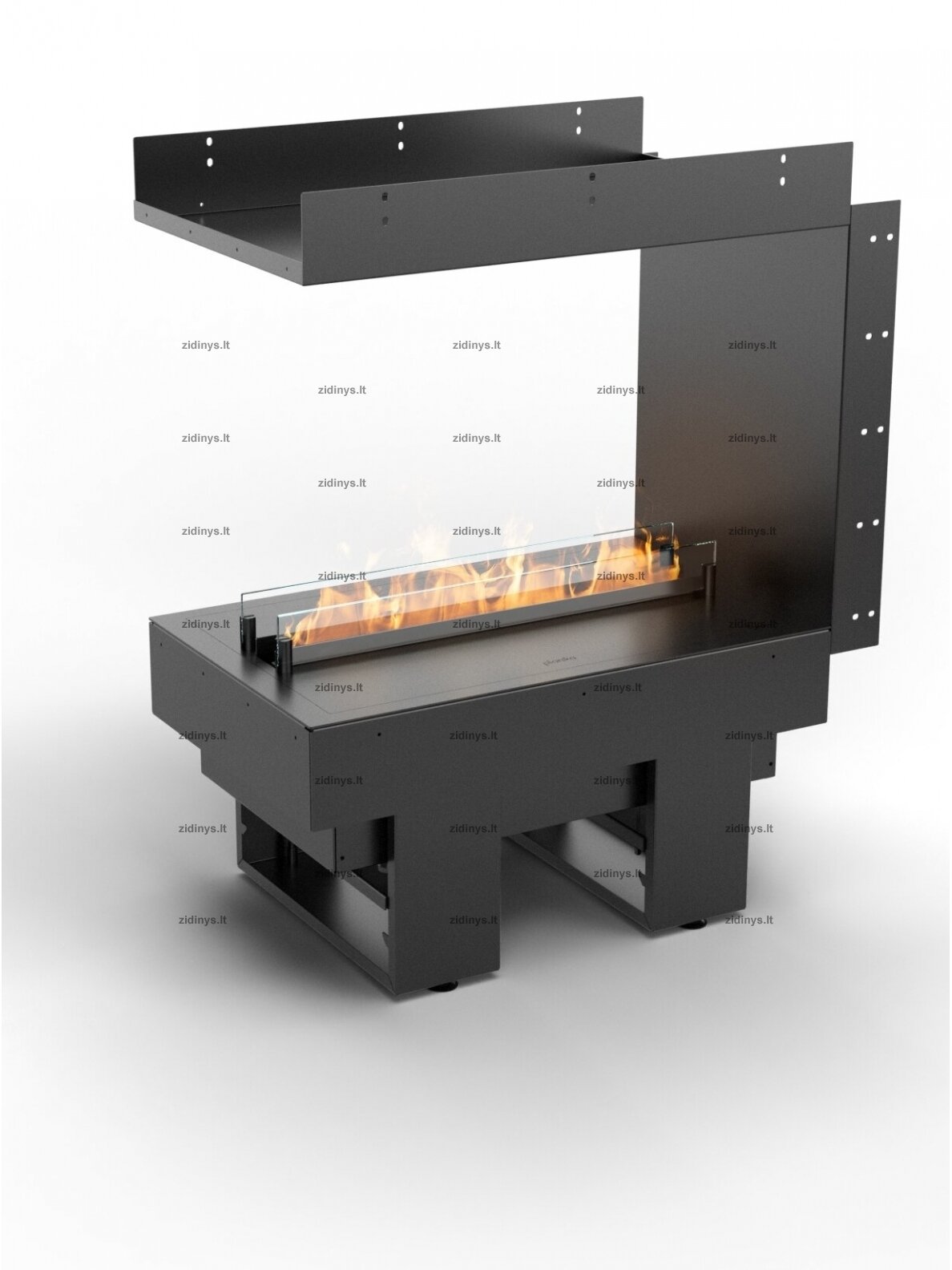 Elektrinio židinio kasetė Planika Cool Flame 500 See-through Fireplace 1 Elektrinio židinio kasetė Planika Cool Flame 500 See-through Fireplace 1