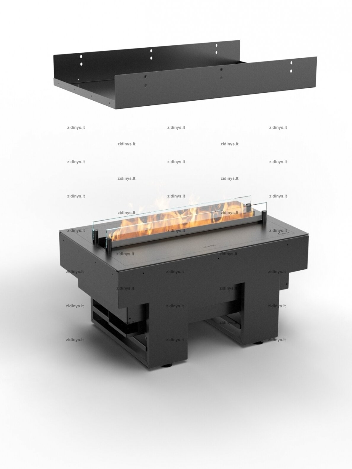 Elektrinio židinio kasetė Planika Cool Flame 500 Pro See-through Fireplace 1 Elektrinio židinio kasetė Planika Cool Flame 500 Pro See-through Fireplace 1