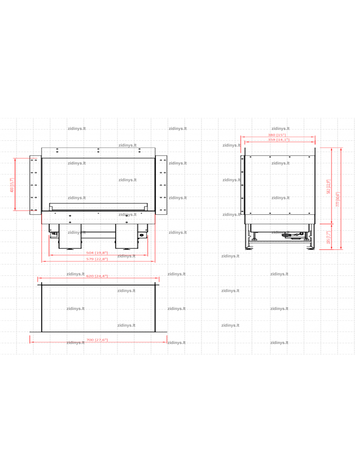 Elektrinio židinio kasetė Planika Cool Flame 500 Pro Fireplace 6 Elektrinio židinio kasetė Planika Cool Flame 500 Pro Fireplace 6