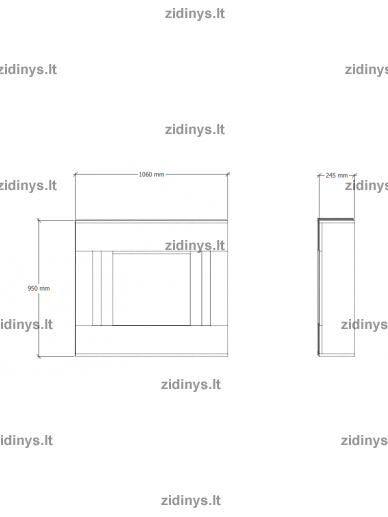 Elektrinis židinys DIMPLEX Nova 4 Elektrinis židinys DIMPLEX Nova 4