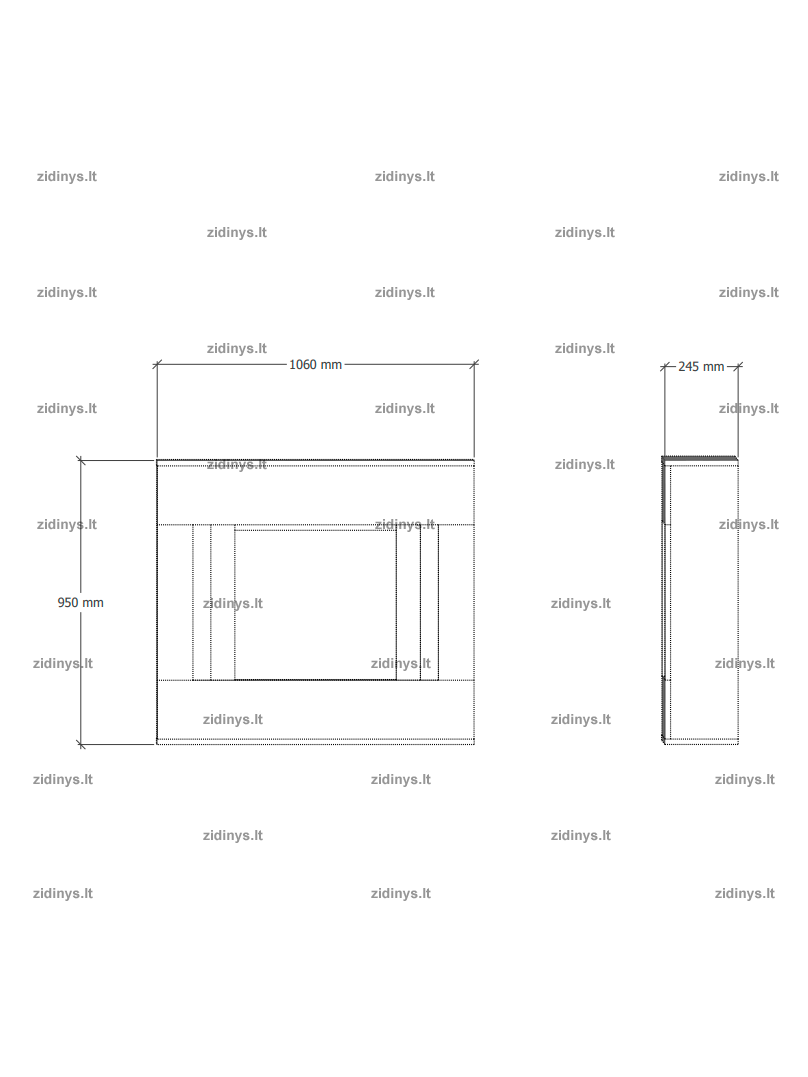 Elektrinis židinys DIMPLEX Nova 4 Elektrinis židinys DIMPLEX Nova 4