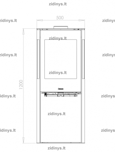 Hibridinė krosnelė ADURO H3 LUX 1 Hibridinė krosnelė ADURO H3 LUX 1