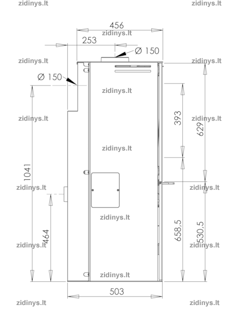 Hibridinė krosnelė ADURO H5 2 Hibridinė krosnelė ADURO H5 2