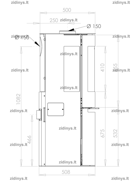 Hibridinė krosnelė ADURO H2 2 Hibridinė krosnelė ADURO H2 2