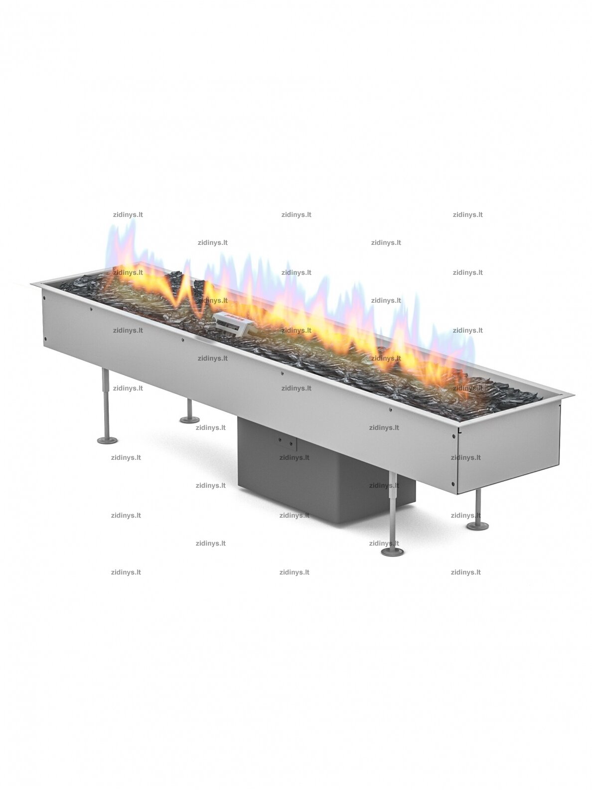 Kasetė dujiniam lauko židiniui montuoti Planika Galio Insert Automatic 1000 Kasetė dujiniam lauko židiniui montuoti Planika Galio Insert Automatic 1000