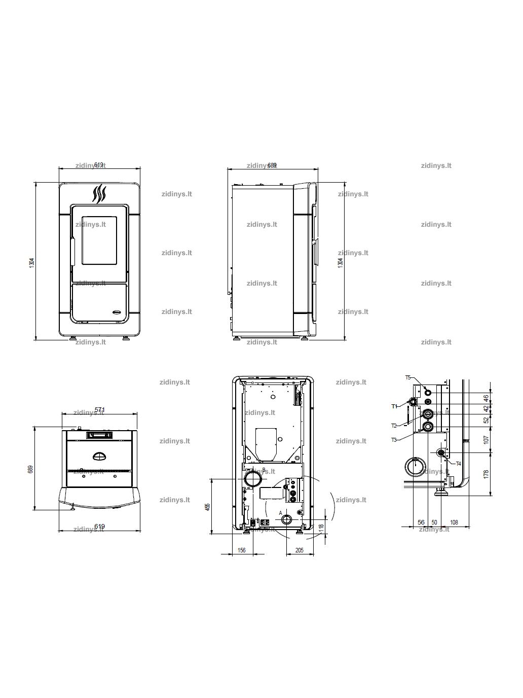 Krosnelė EXTRAFLAME Diadema ACS Idro 2 Krosnelė EXTRAFLAME Diadema ACS Idro 2