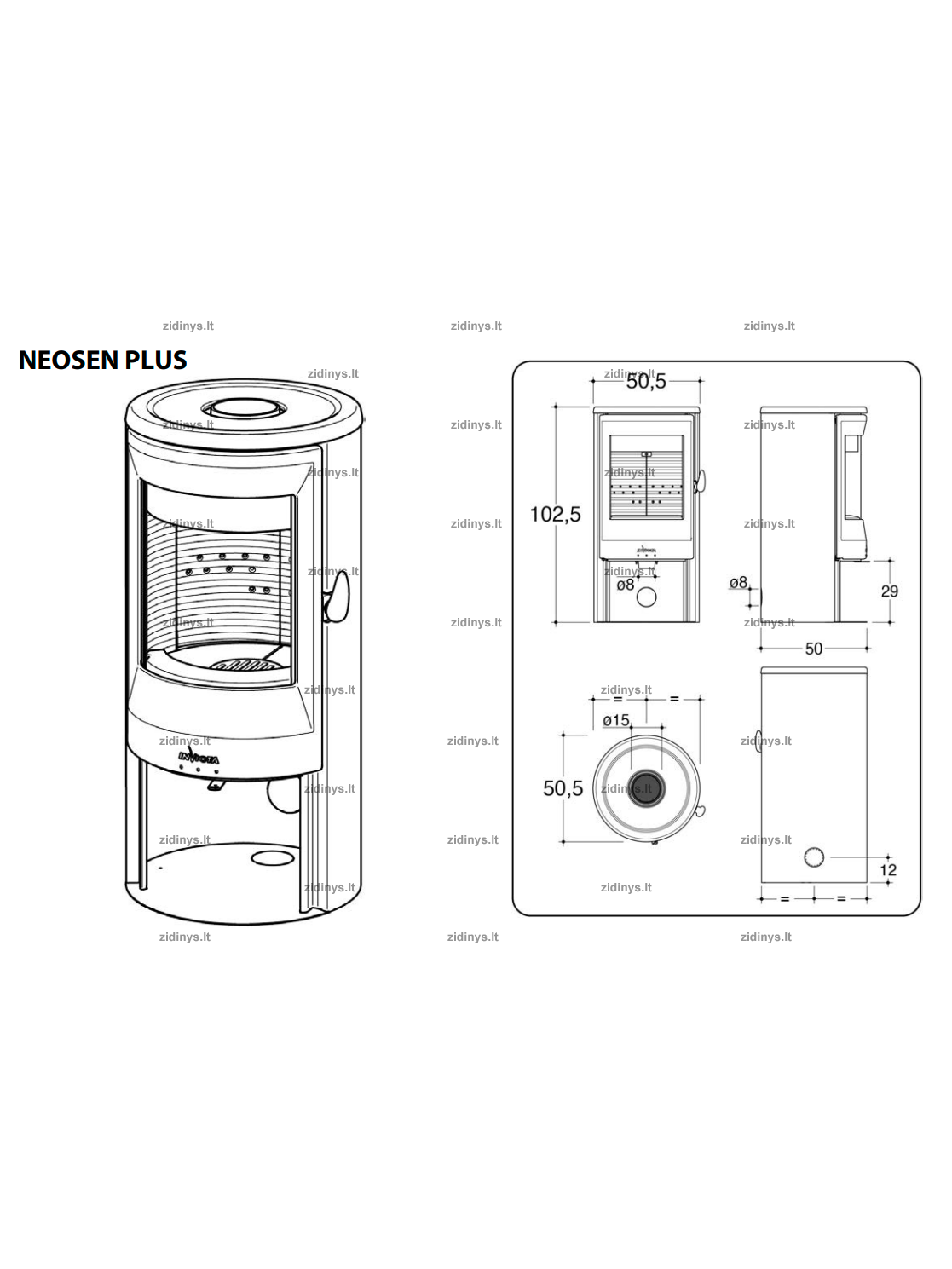 Krosnelė INVICTA Neosen 4 Krosnelė INVICTA Neosen 4