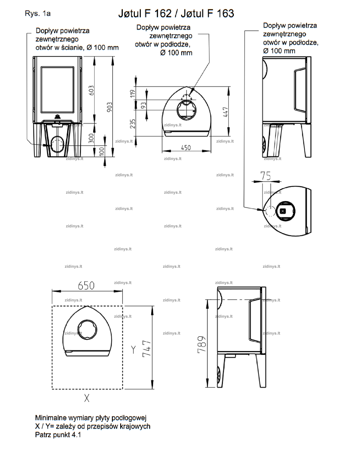 Krosnelė Jotul F 163 WHE 2 Krosnelė Jotul F 163 WHE 2